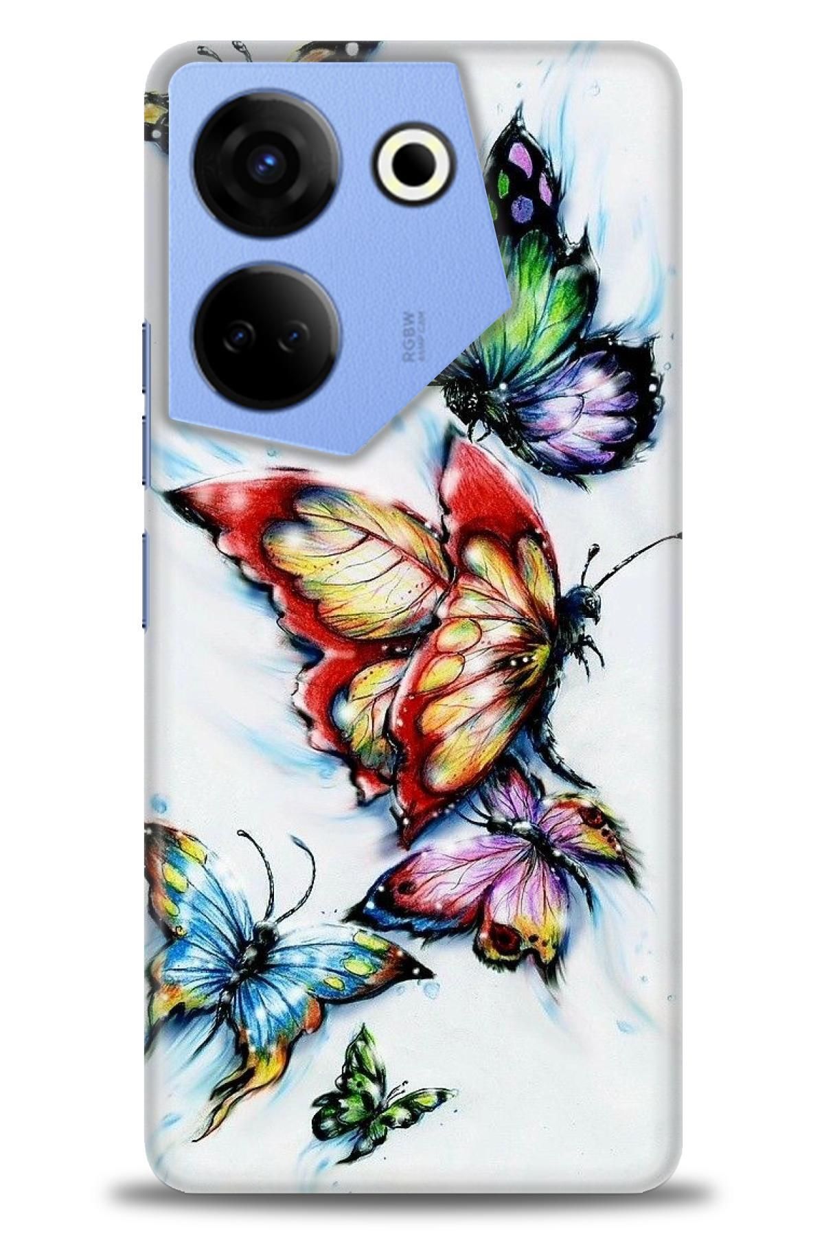 TECNO Camon 20 Pro 5G (CK8n) İle Uyumlu HD Baskılı Kılıf - Karışık Seri - 525
