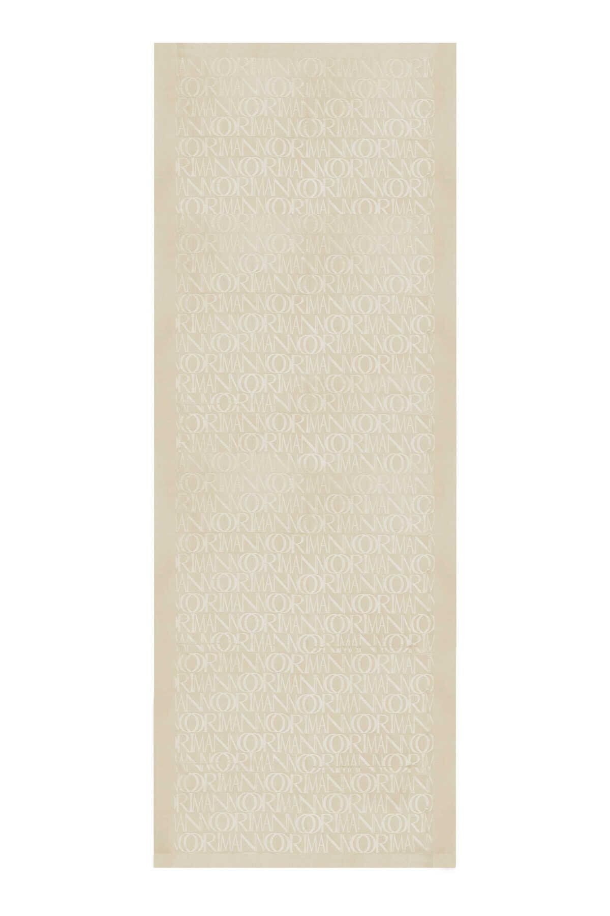 Imannoor İmannoor 3046 İmza Monogram Shiny Jakar Şal 70x200