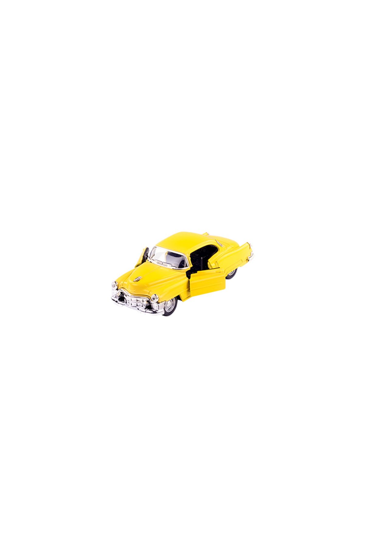 MEGA 1:32 DIE CAST RETRO KLASİK COUPE ARABA SARI