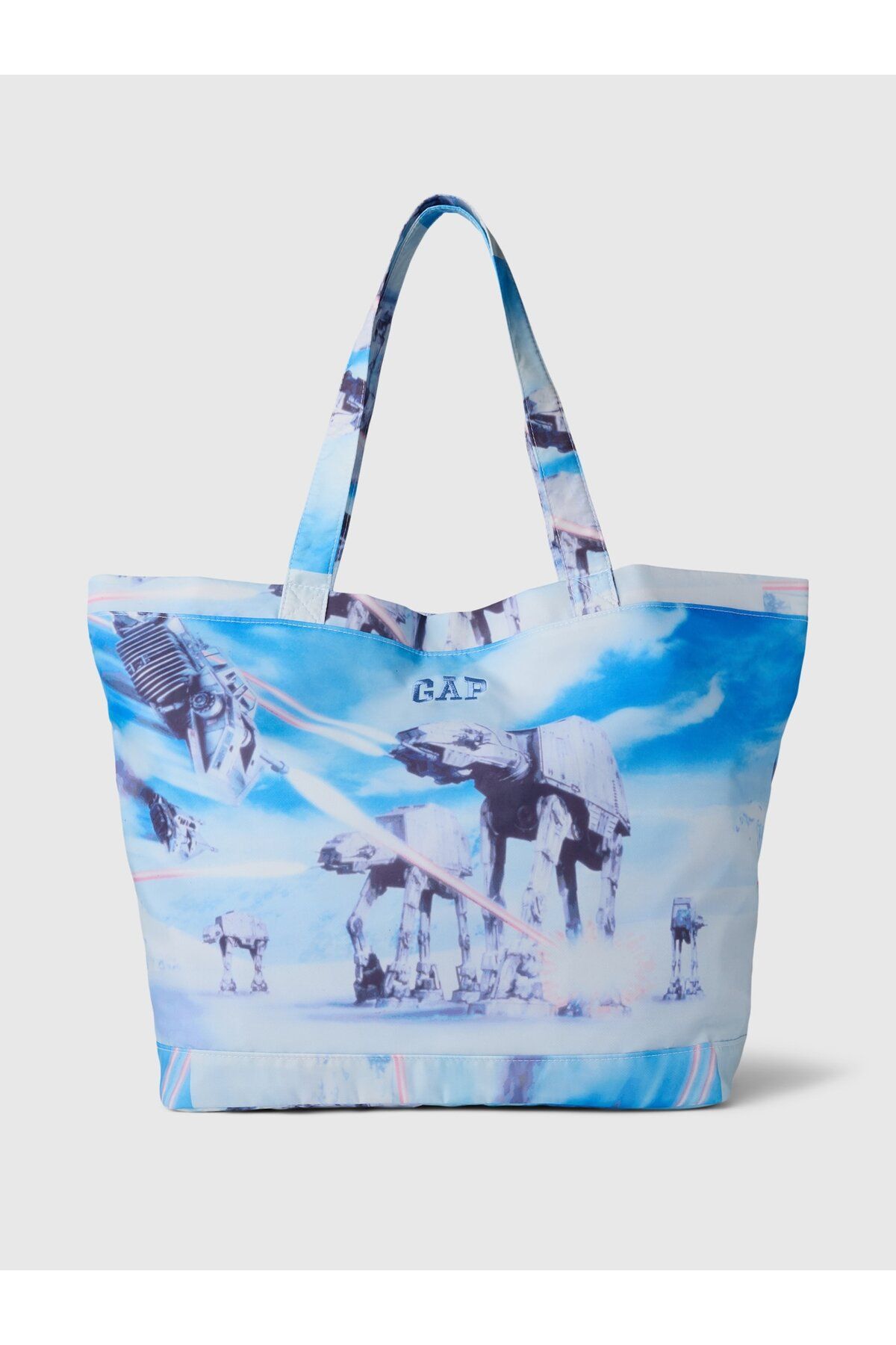GAP Erkek Mavi Gap Logo Star Wars™ Desenli Tote Çanta