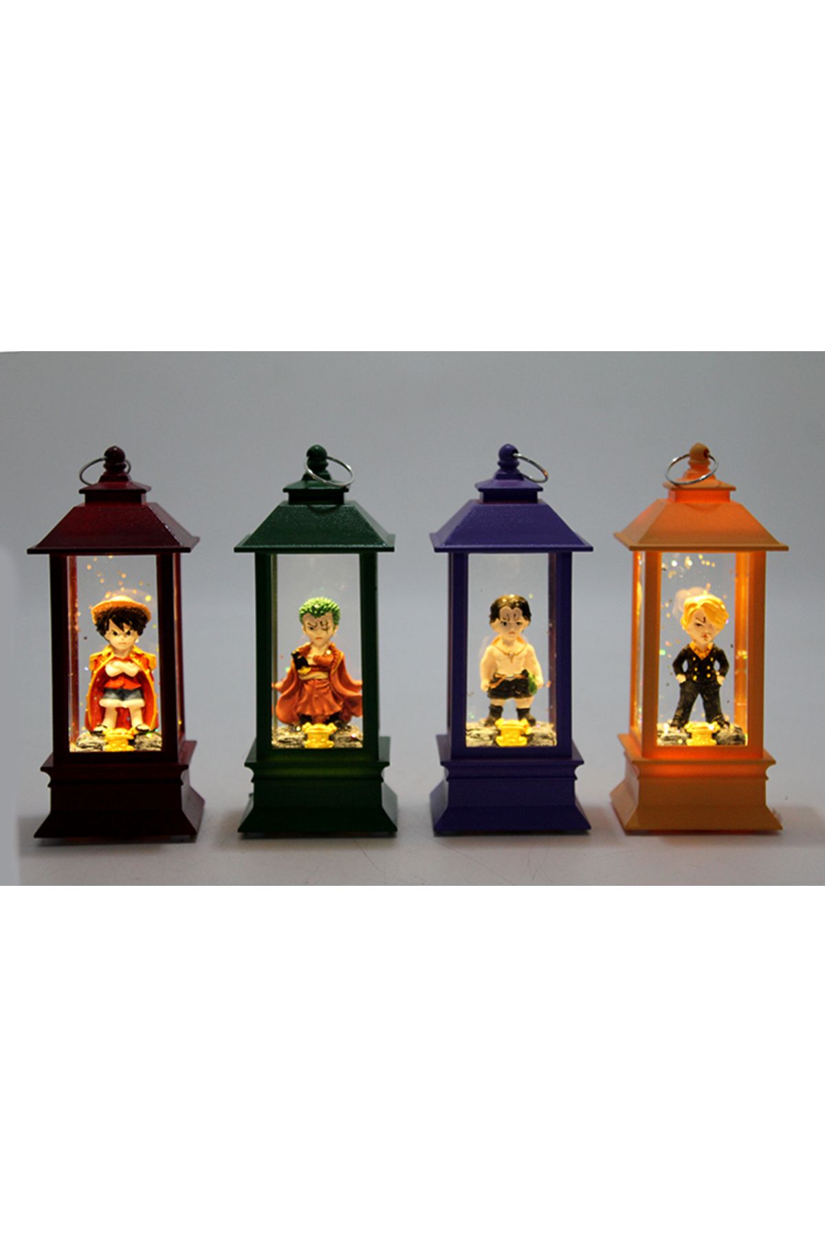 MR RZN STORE Anime One Piece Figürlü Işıklı Kar Küresi