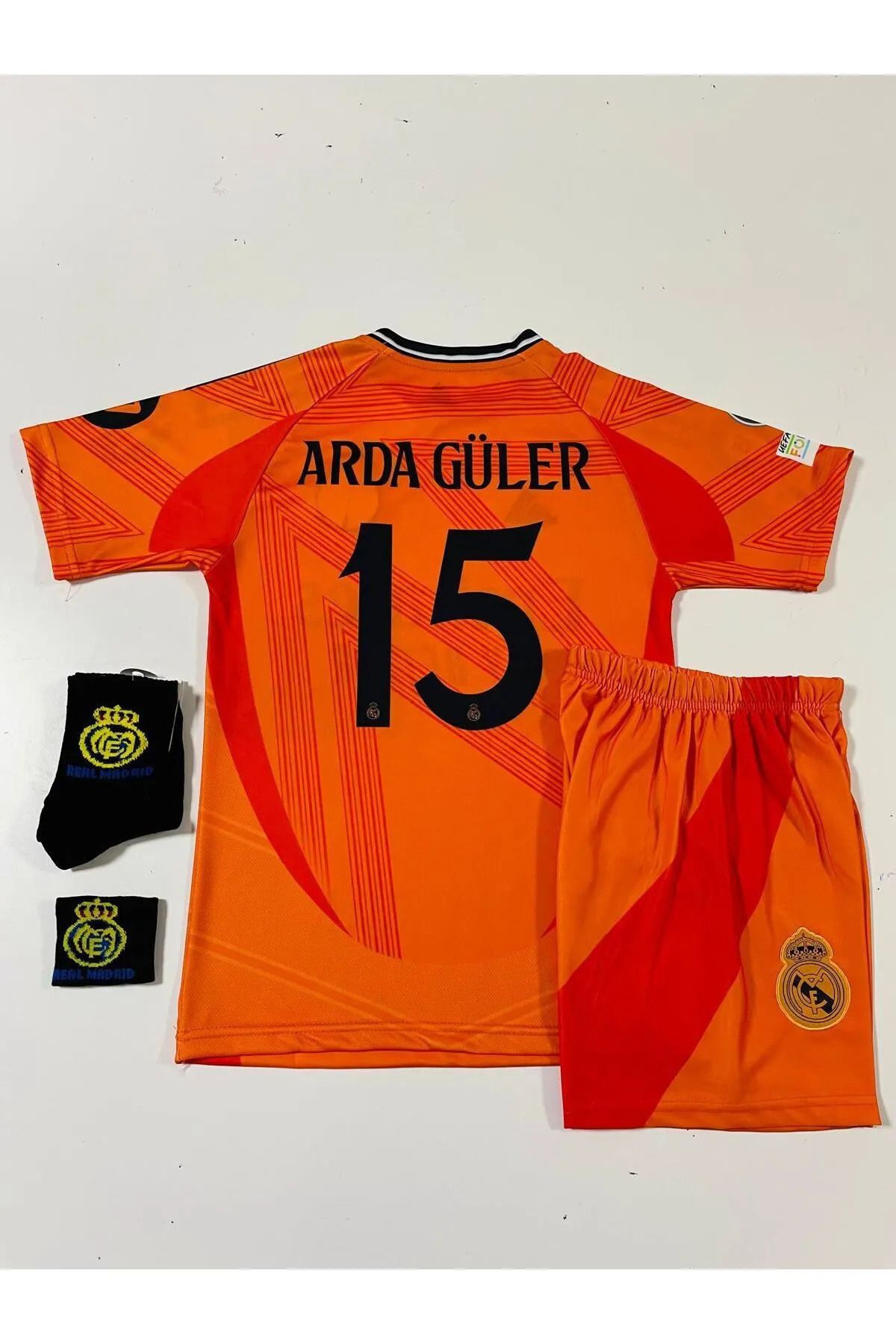 Armageddon Real Madrid 2024/25 Yeni Sezon Arda-güler Deplasman Çocuk Forması Turuncu