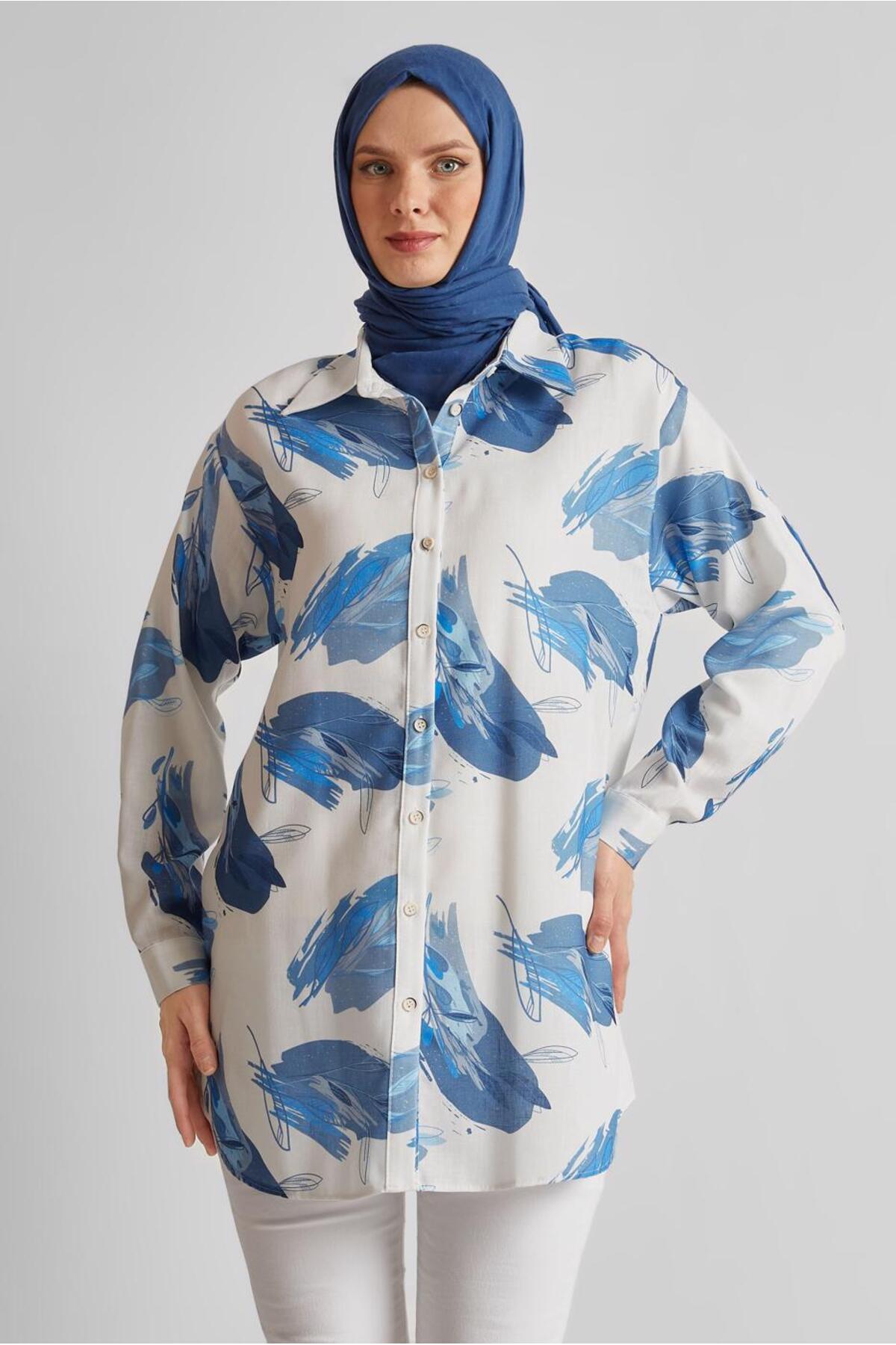 آلوینا تونیک طرح‌دار ۴۵۴۰۶