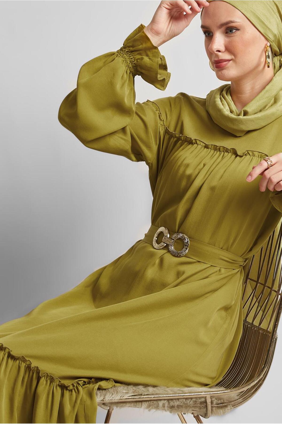آلوینا لباس کمربند 45363 آلوینا لباس کمربند 45363