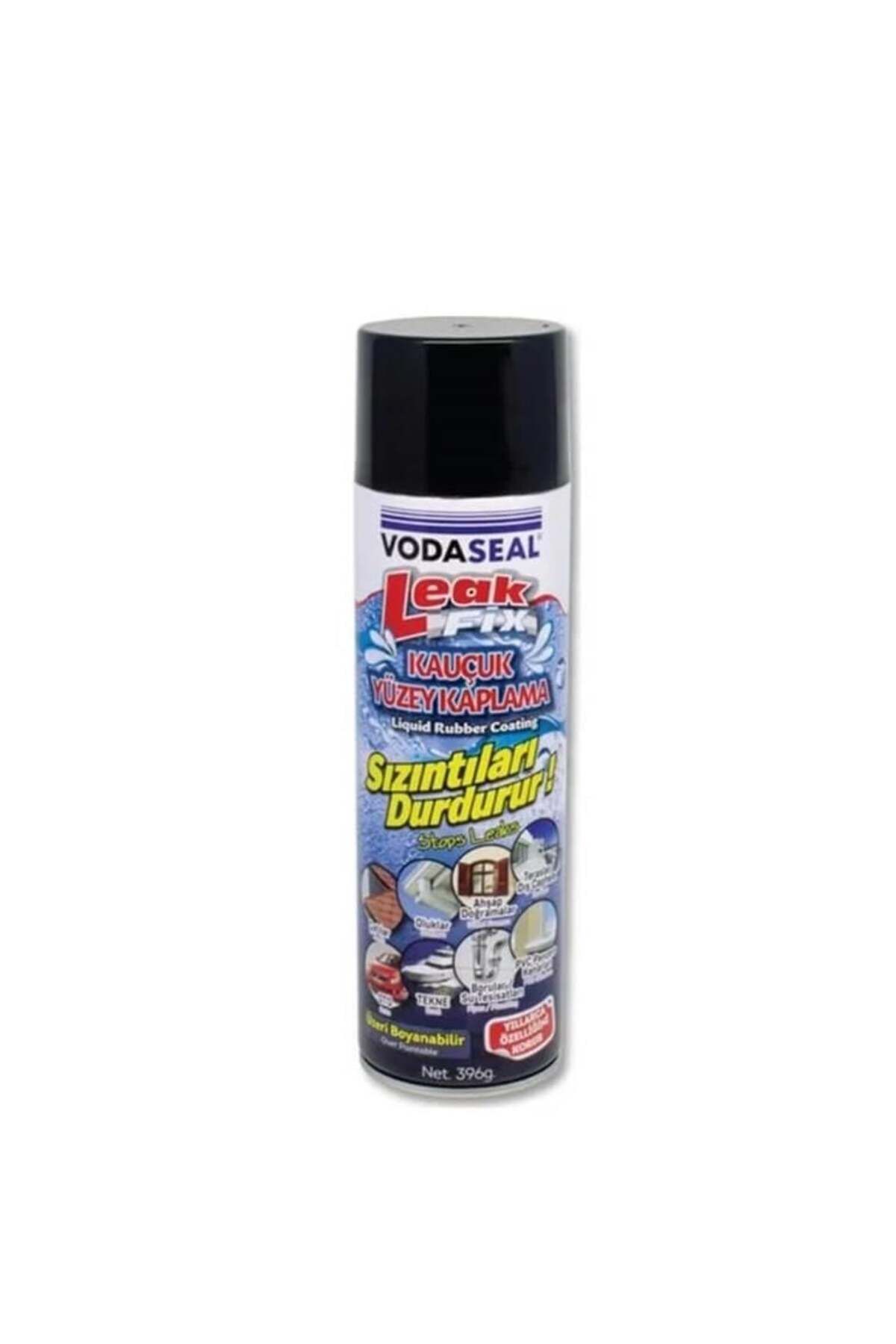 pazarella Vodaseal Leak Fix Kauçuk İzolasyon Spreyi 396 gr Siyah