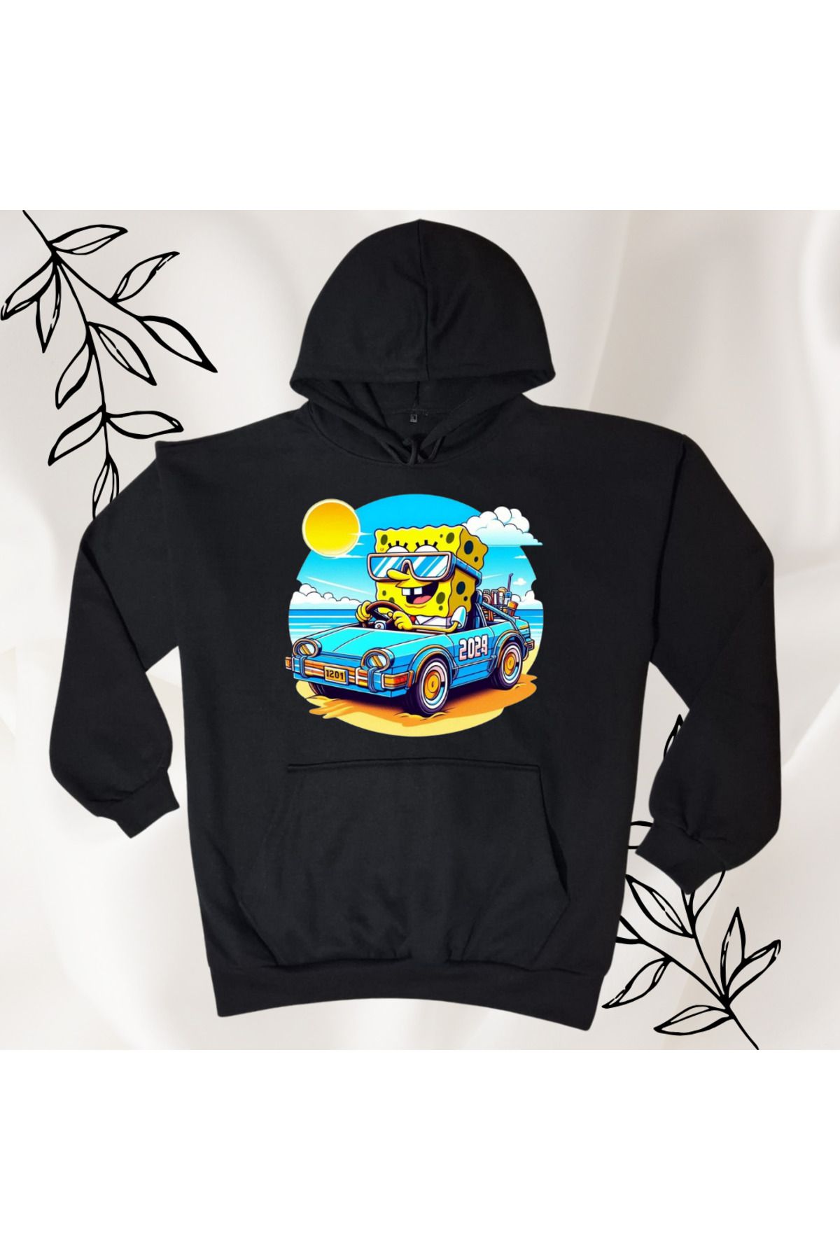 MODA UNISEX SWEATSHİRT KANGURU CEPLİ KAPÜŞONLU SWEATSHİRT KANGURU CEPLİ