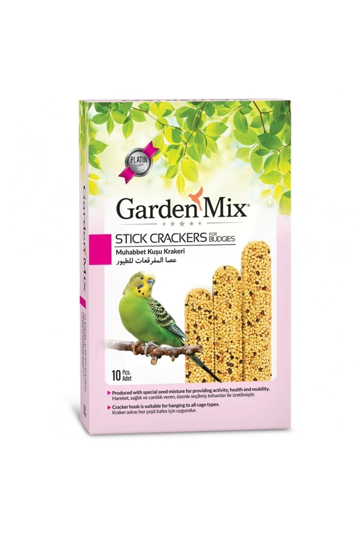 Garden Mix Platin Sade Kuş Krakerleri 10 lu Paket