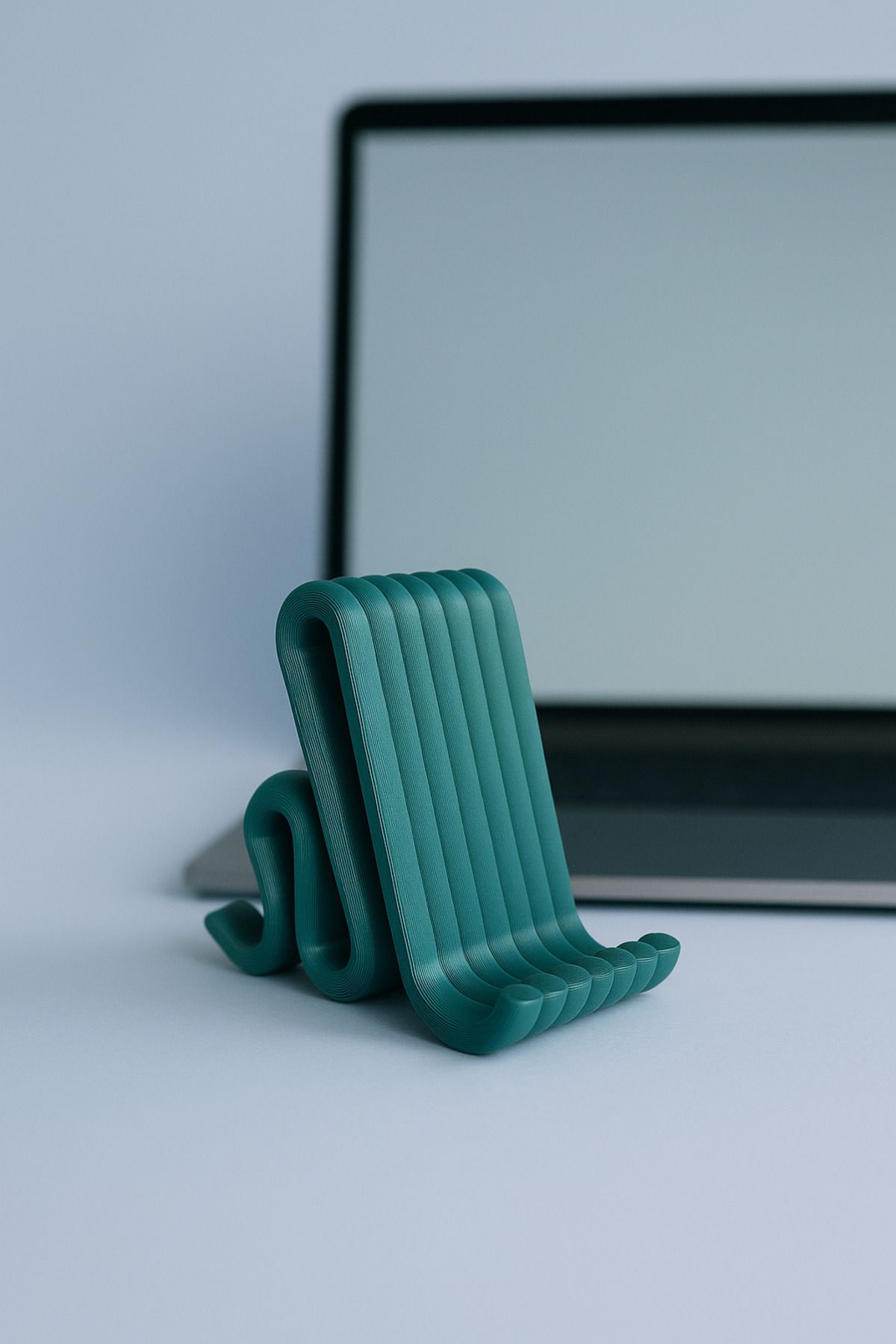 GSK Ripple Telefon ve Tablet Standı - Petrol | Ofis Masaüstü Telefon Standı