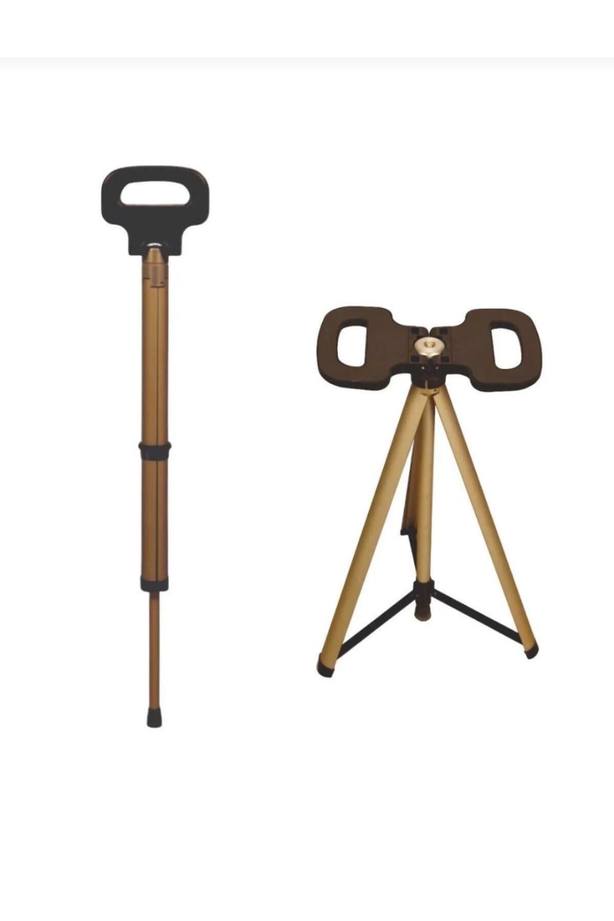 AYLİNA Katlanabilir Baston Tabure, Walking stick and portable stoo