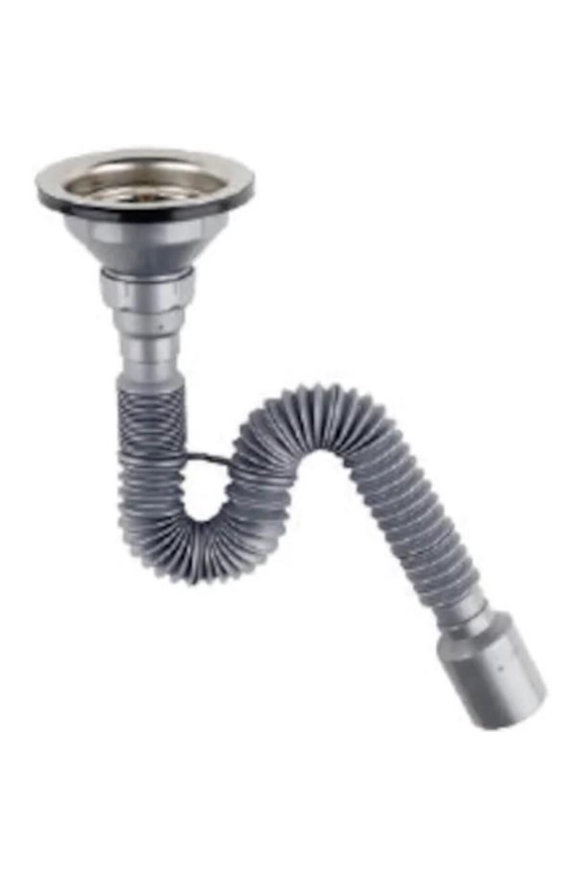 AYLİNA Çöpmak Kapalı Körüklü Evye Sifonu 50 mm