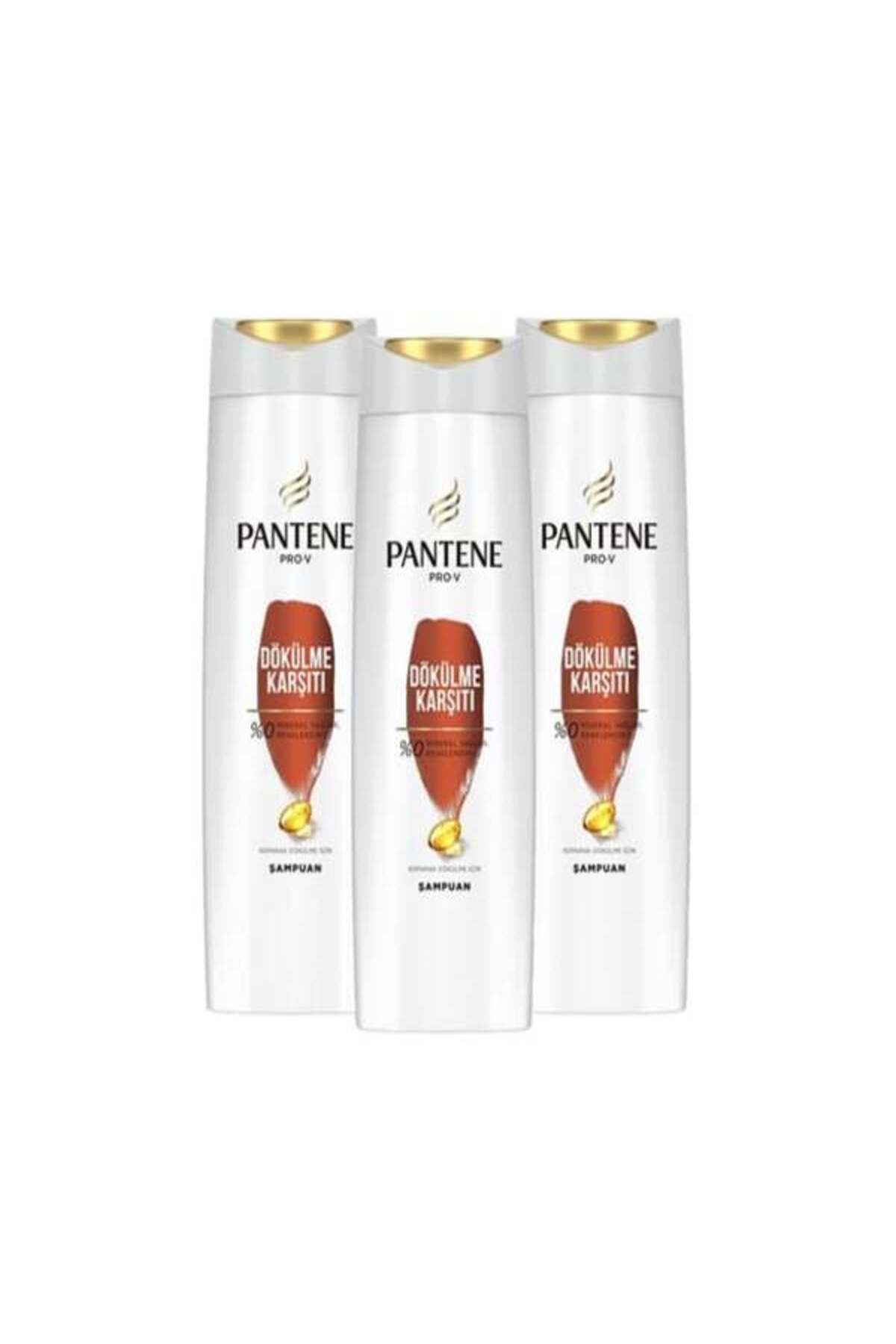 Pantene dökülme karşıtı şampuan 400ml 3 adet
