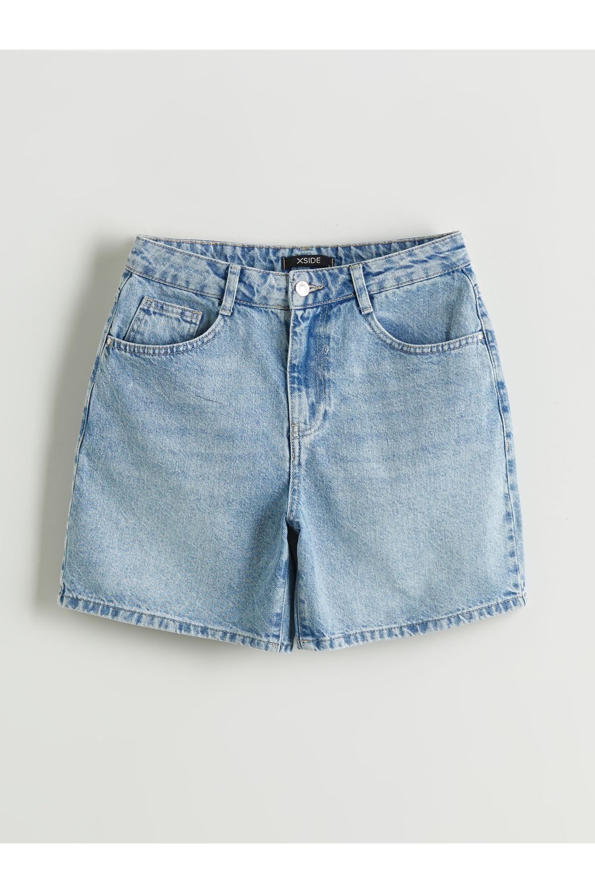 LC Waikiki Mom Fit Kadın Jean Şort