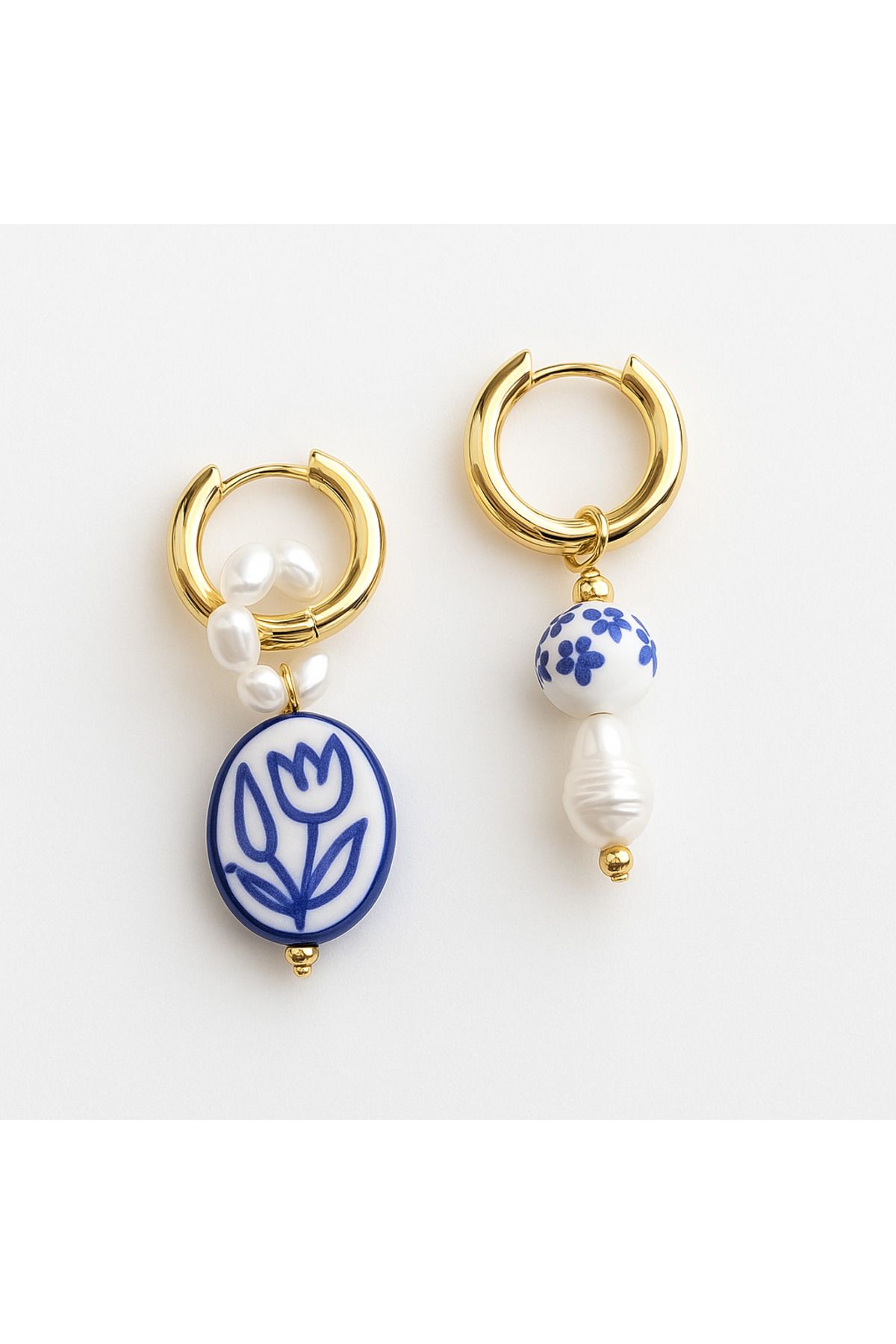 Venus Design Çelik Seramik Charmlı Küpe