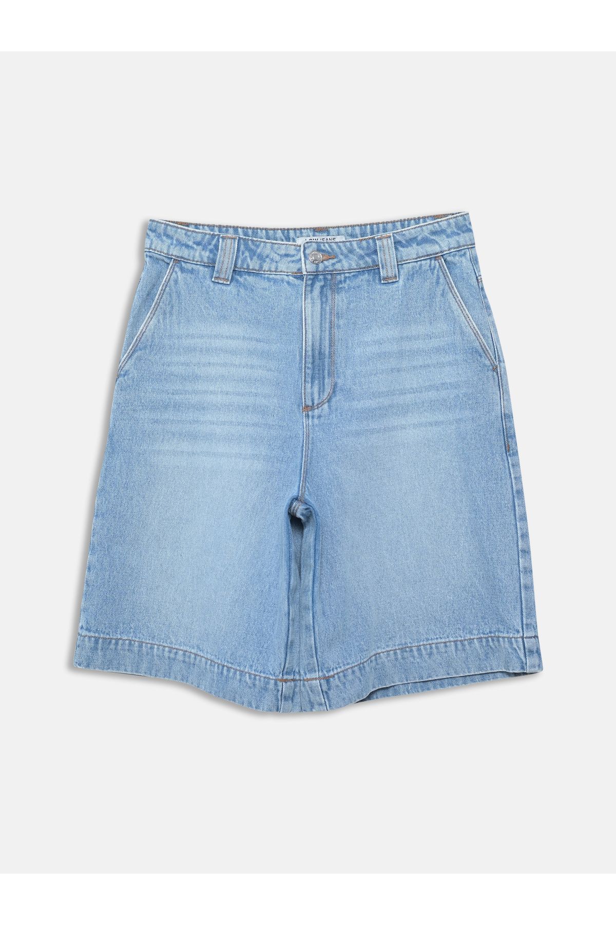 LC Waikiki Standart Fit Kadın Jean Şort