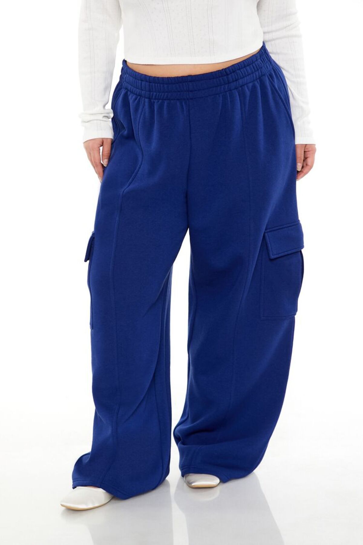 Forever 21 Plus Size Mid-Rise Kargo Eşofman Altı