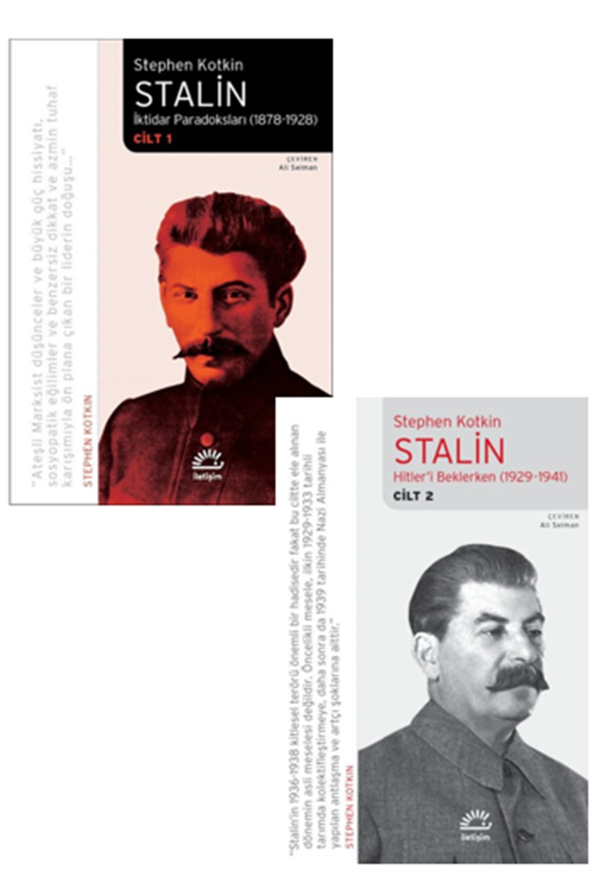 İletişim Yayınları Stalin Cilt 1 - İktidar Paradoksları (1878-1928) + Stalin Cilt 2: Hitler'i Beklerken (1929-1941)