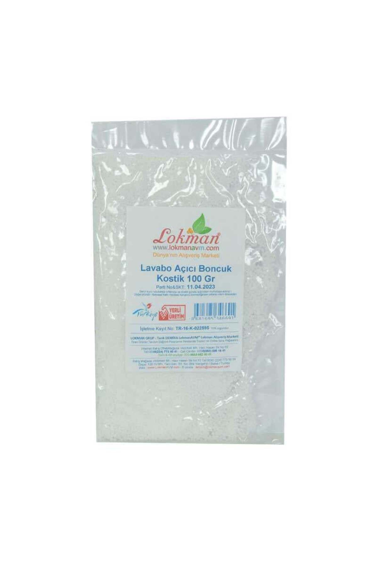 Zayla Lavabo Açıcı Boncuk Kostik 100 Gr Paket