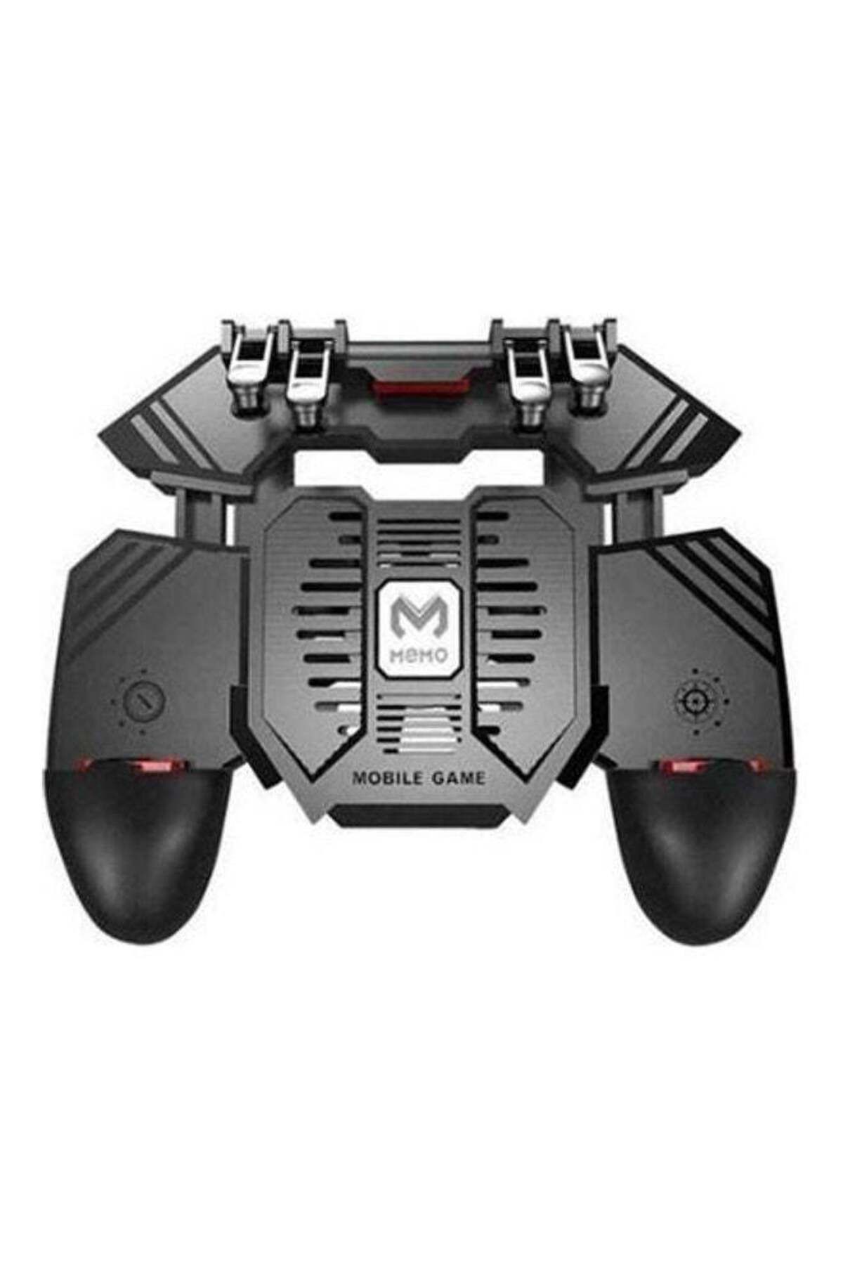 Generic-Memo 1200mAh AK-77 Six Fingers 4 Keys PUBG Game Controller With Fan Wireless 1