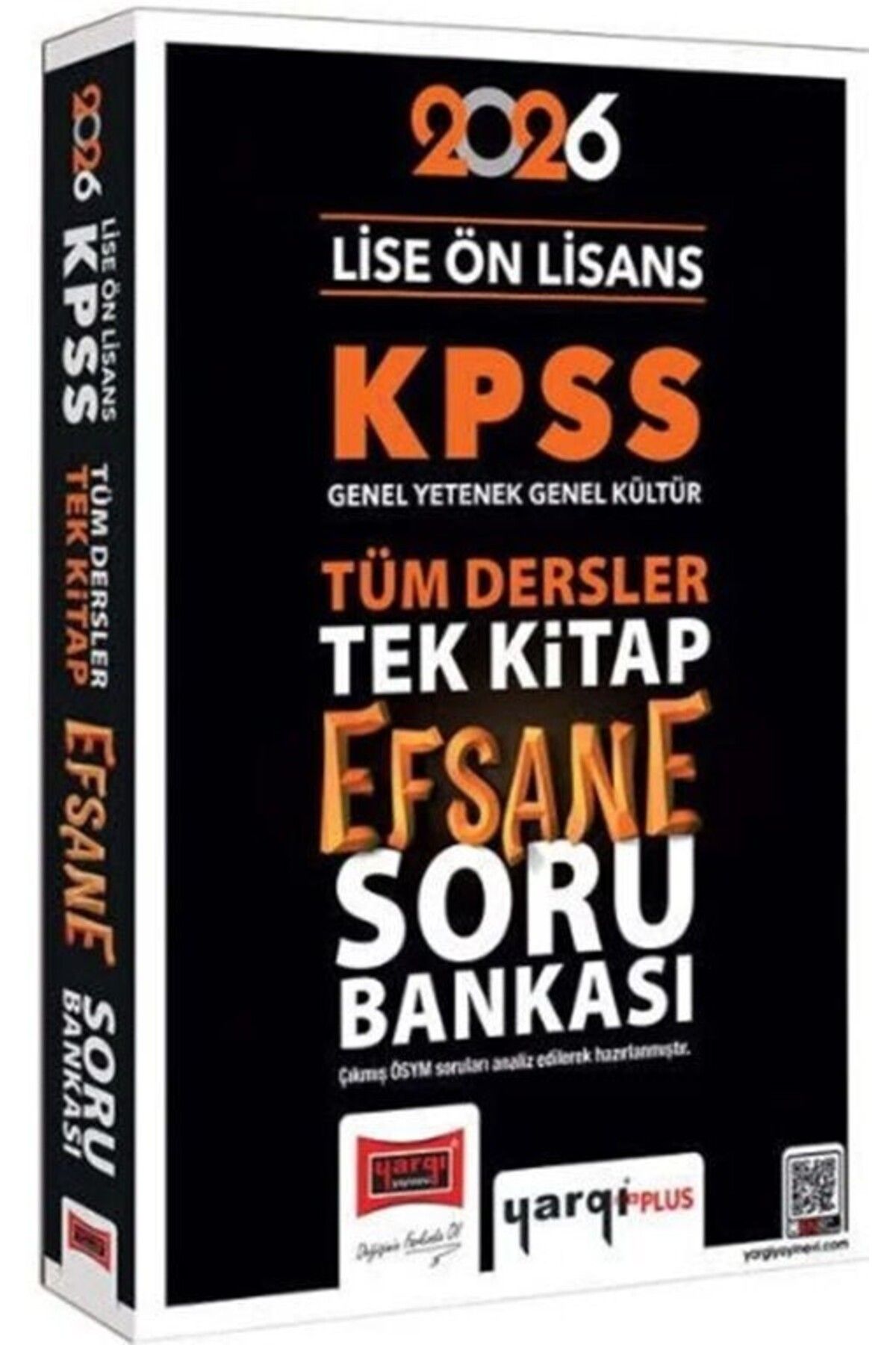 Ankara Kitap Merkezi 2026 KPSS Lise Ön Lisans Efsane Soru Bankası Tek Kitap Yargı Yayınları
