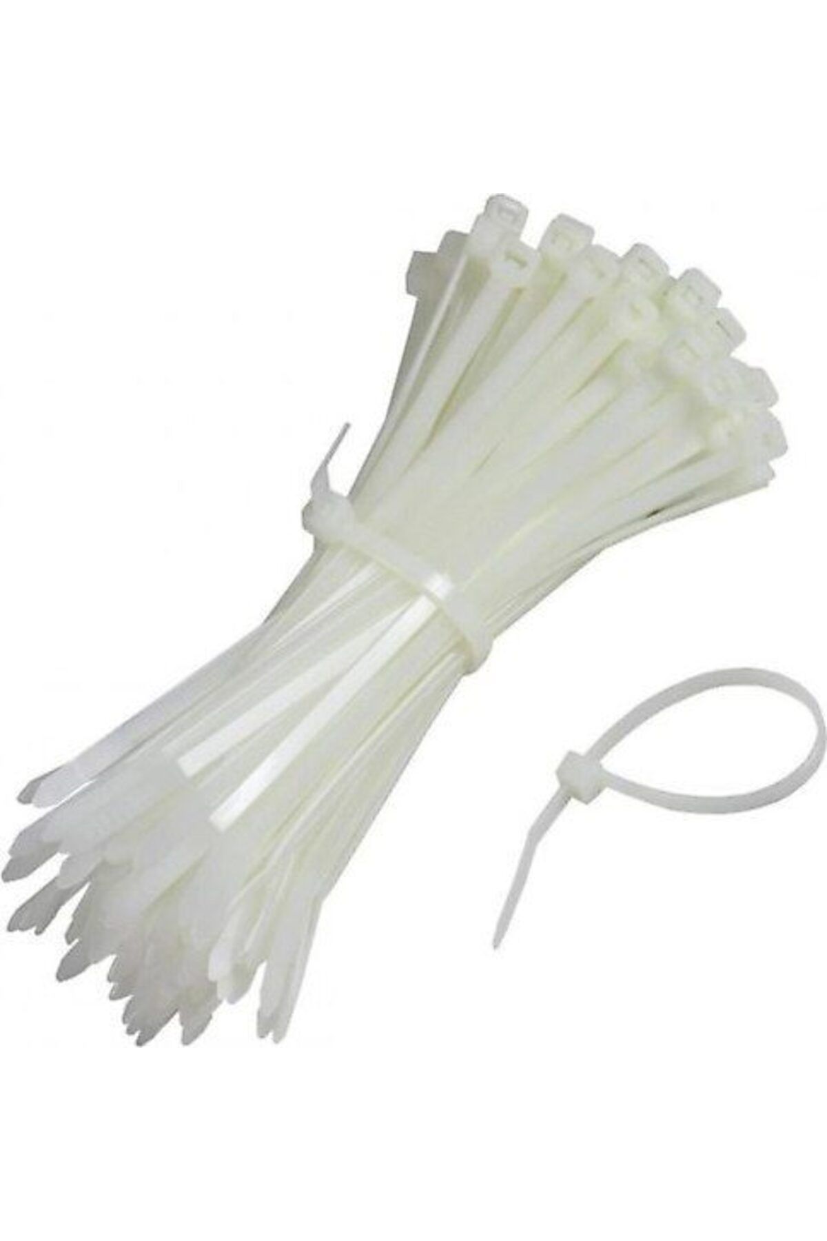 melfxxl eticaret Kablo Bağı Beyaz 4,8x370 Mm