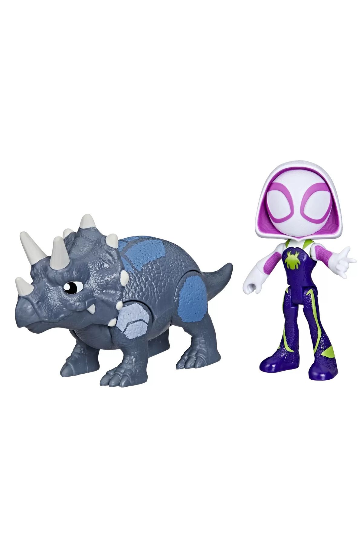 SPIDERMAN-SPIDEY AND FRIENDS MARVEL DINO WEBS GHOST-SPIDER AND RHINO DINO 2