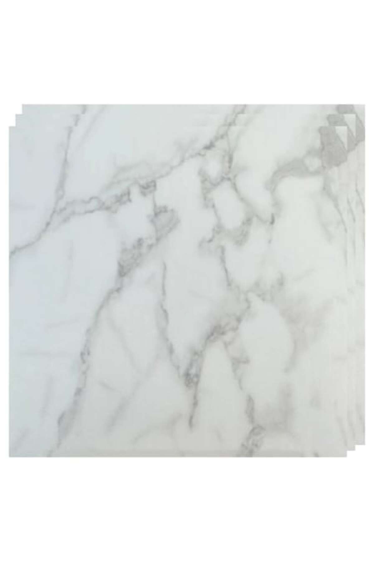 HOZRO-Set of 10 x HOZRO Self-Adhesive PVC Tiles, For Floor, Marble Style 1