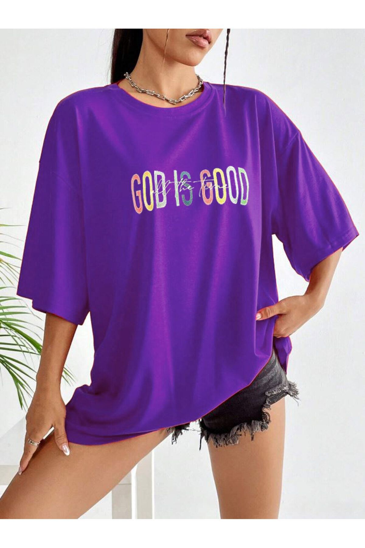 Boi God is Good Baskılı Unisex Tshirt