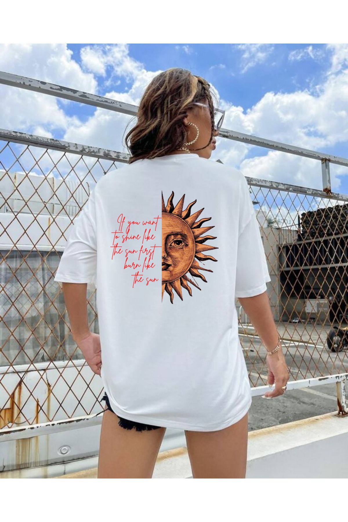 DAĞ TEKSTİL BURN LİKE THE SUN T-shirt