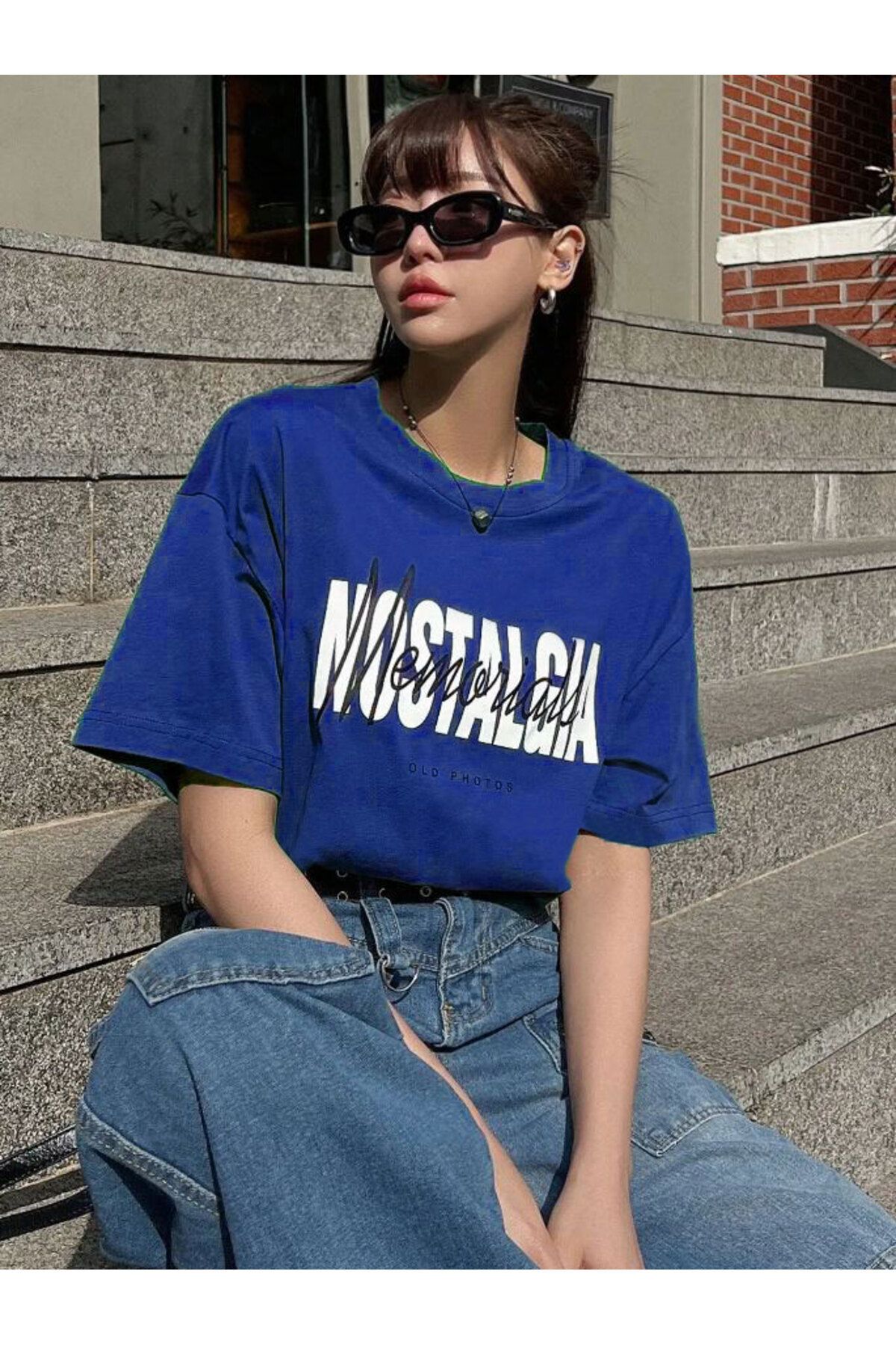 Boi Nostalgia Baskılı Unisex Tshirt