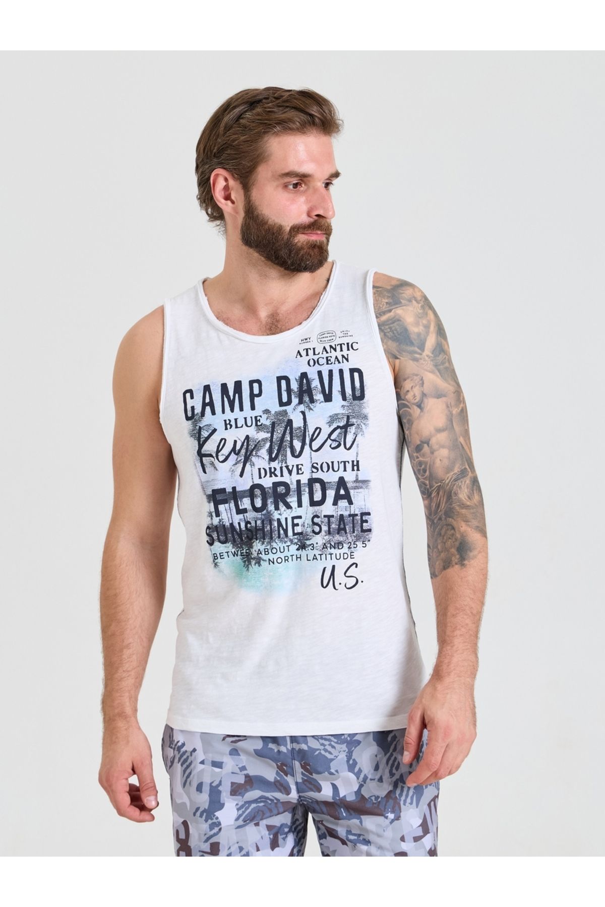 Camp David Erkek %100 Pamuk Atlet