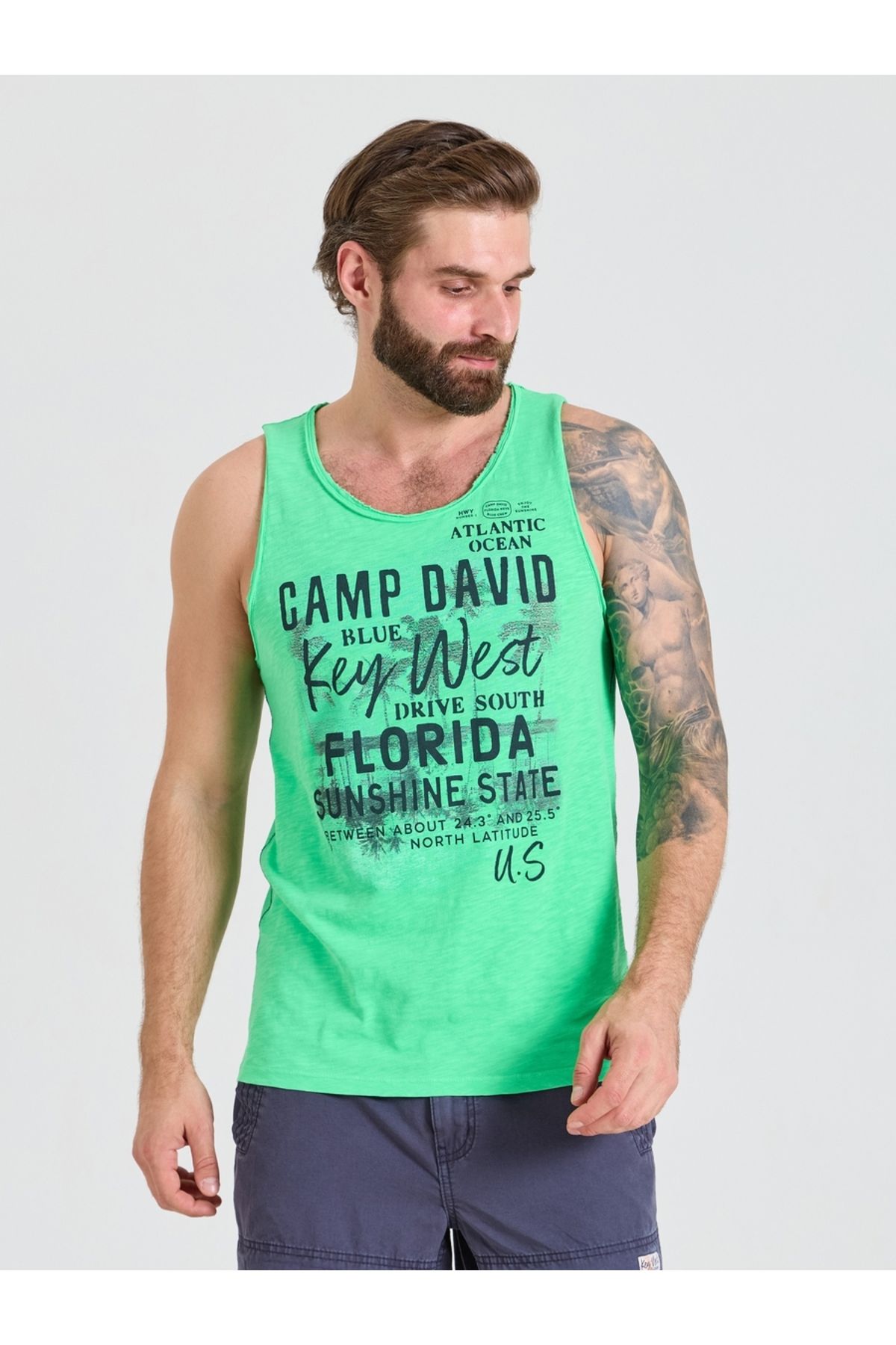 Camp David Erkek %100 Pamuk Atlet