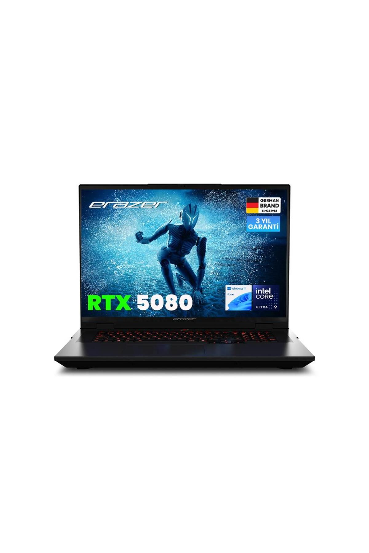Erazer Beast 18 X1 MD62731 Intel Ultra 9 275HX 64GB RAM 2TB SSD RTX5080 18" 240Hz QHD+ IPS W11H Oyun