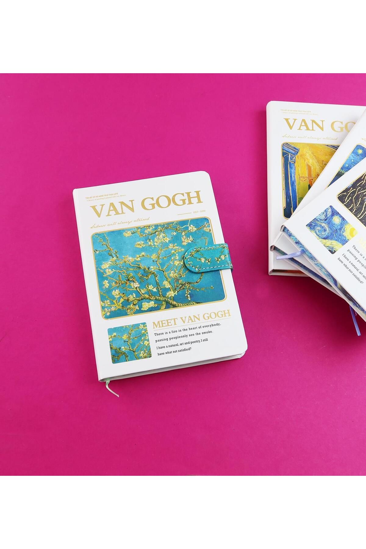 Gift Moda Van Gogh Tasarımlı B6 112 Yaprak Defter BM-1719