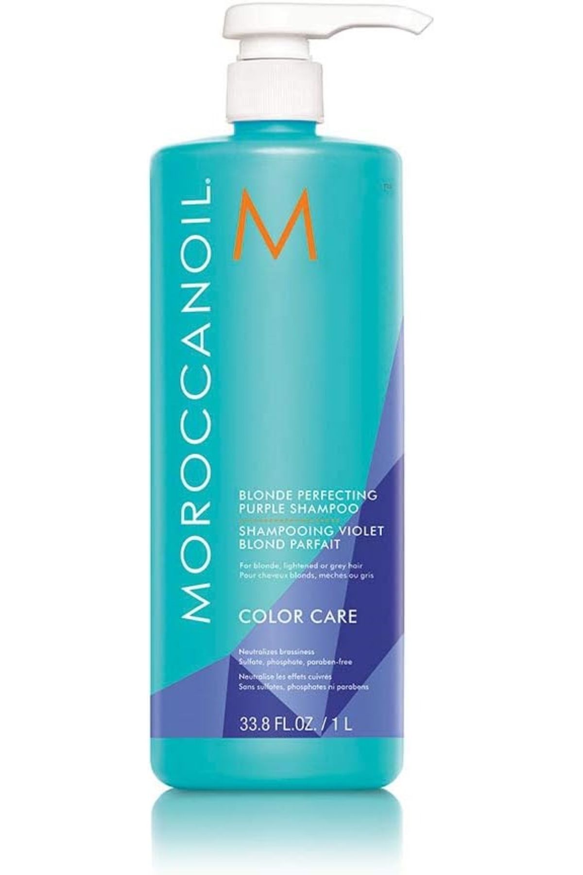 Moroccan oil & beauty Blonde Perfecting Purple Shampoo-Boyalı Ve Sarı Saçlar İçin Mor Şampuan 1000 ml SED4641