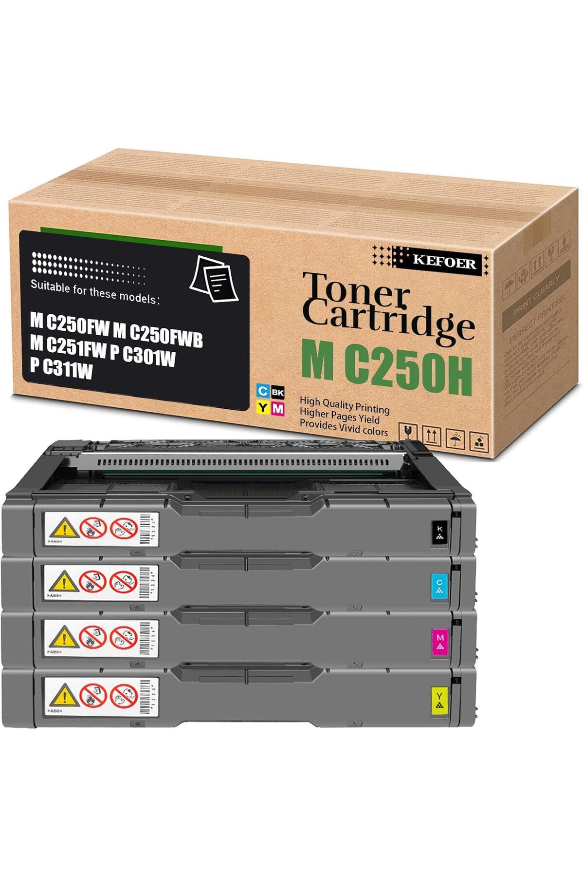 Ricoh MUADİLfor M C250FW C251FW PC301W C311W Printer (4Pack