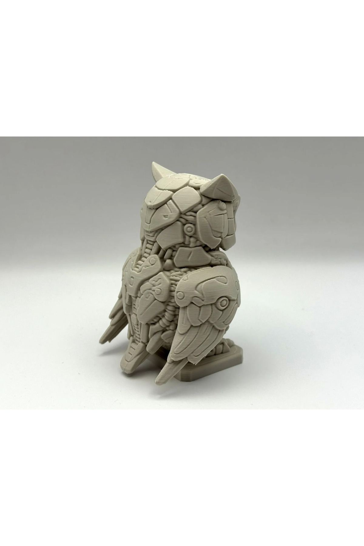 Robotic Owl Companion 10 cm – Figura decorativa del gufo robot