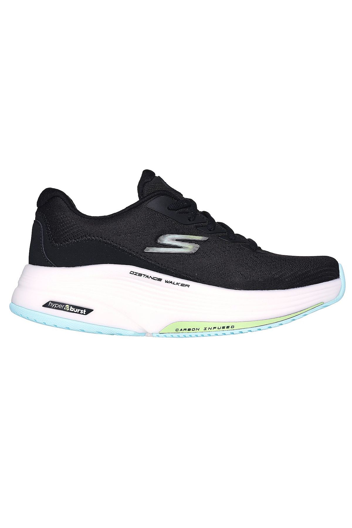SKECHERS Go Walk Distance Walker Kadın Siyah Yürüyüş Ayakkabısı 125129 BKLB