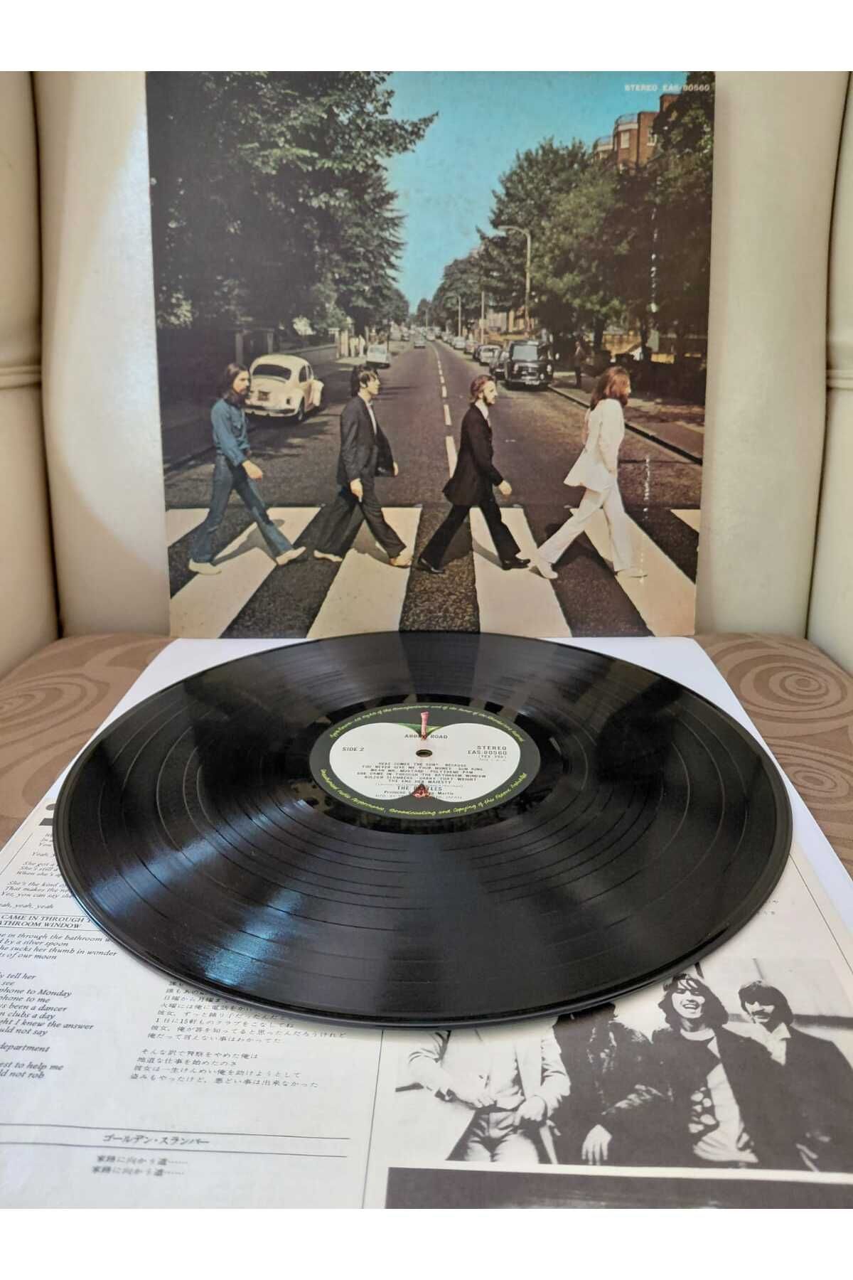 Plakperest The Beatles – Abbey Road - 1976 Japonya Basım Albüm - 33 lük LP Plak Albüm-2.El