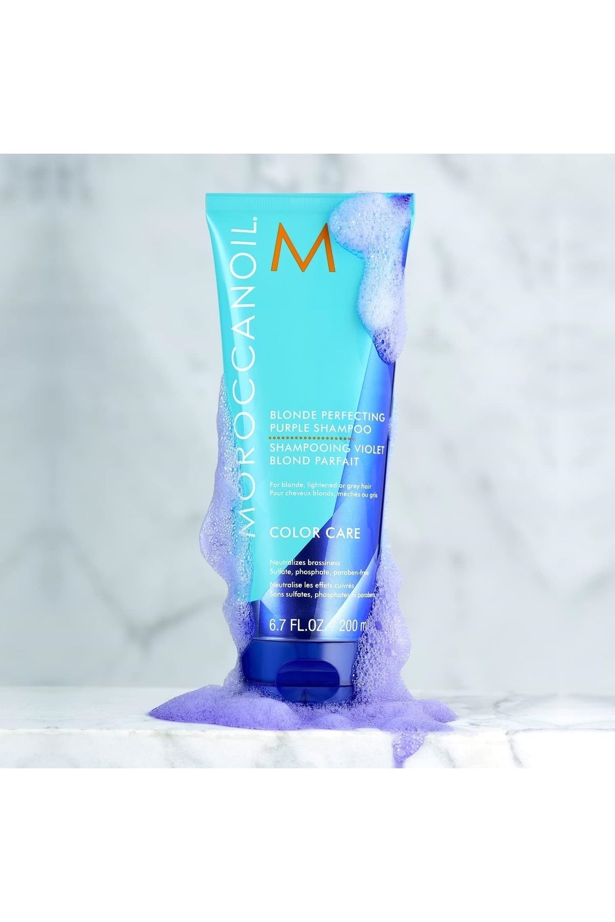Moroccan oil & beauty Blonde Perfecting Purple İstenmeyen Dore Turuncu Karşıtı Shampoo 200ml