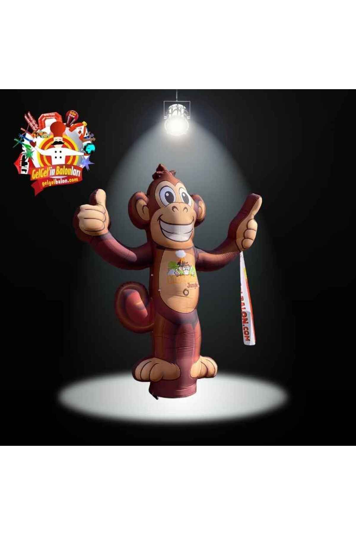 Gel Gel Balon KİŞİYE ÖZEL TASARIM VE BASKILAR İLE 3 METRE BOYUNDA ÇELİK KAZAN ALT TABLA LED IŞIKLI REKLAM BALONU
