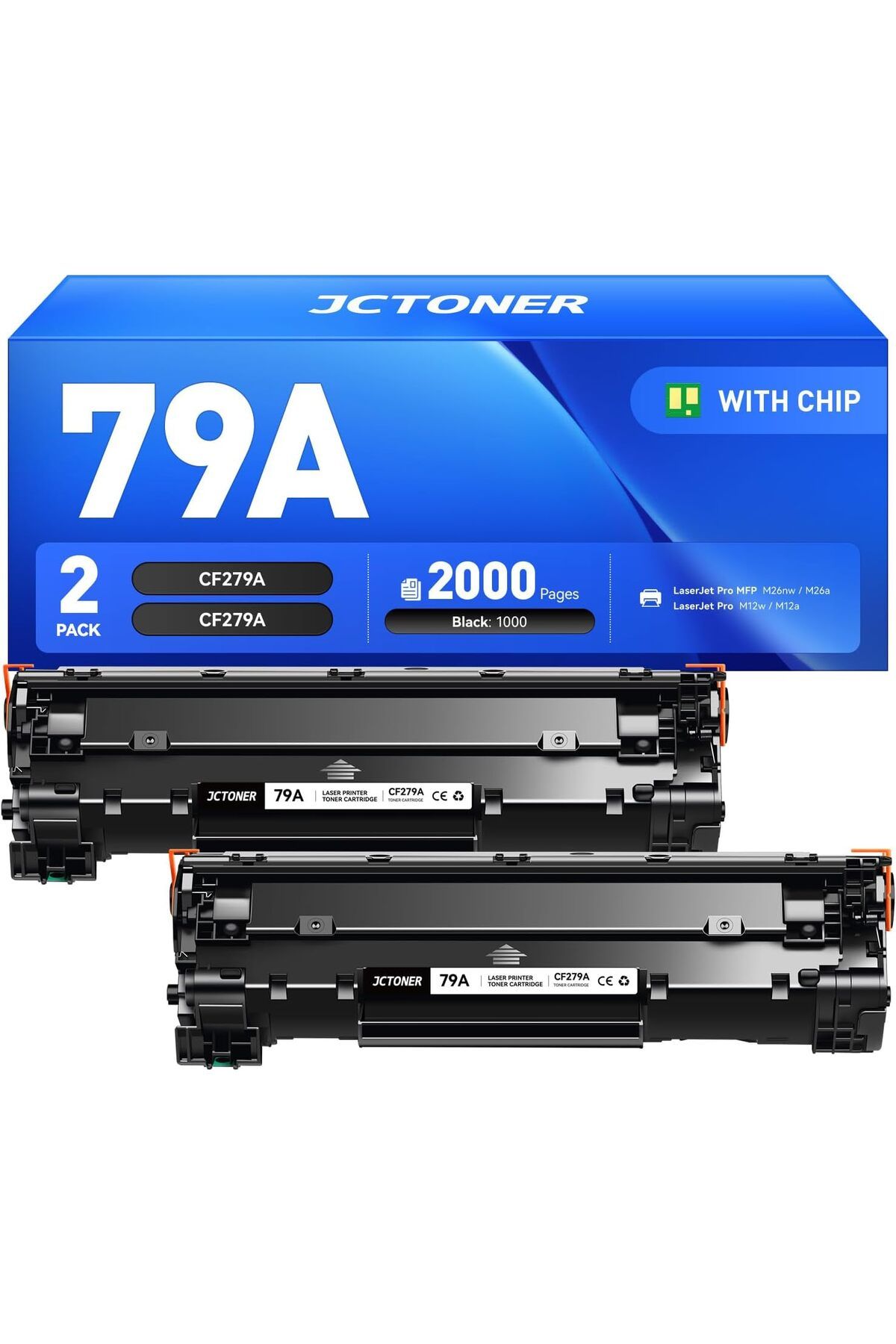 HP Laserjet Pro MFP M26nw M26a M12w M12a Printer Ink M26 M12 Series Copy（1,000 Pages）2ADET