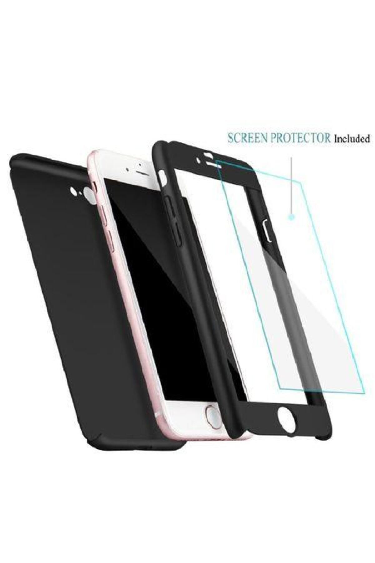 BLACK-Protective case for Apple iPhone 6 Plus / 6S Plus, iPaky Pro Black Original Case, full 360 coverage 4