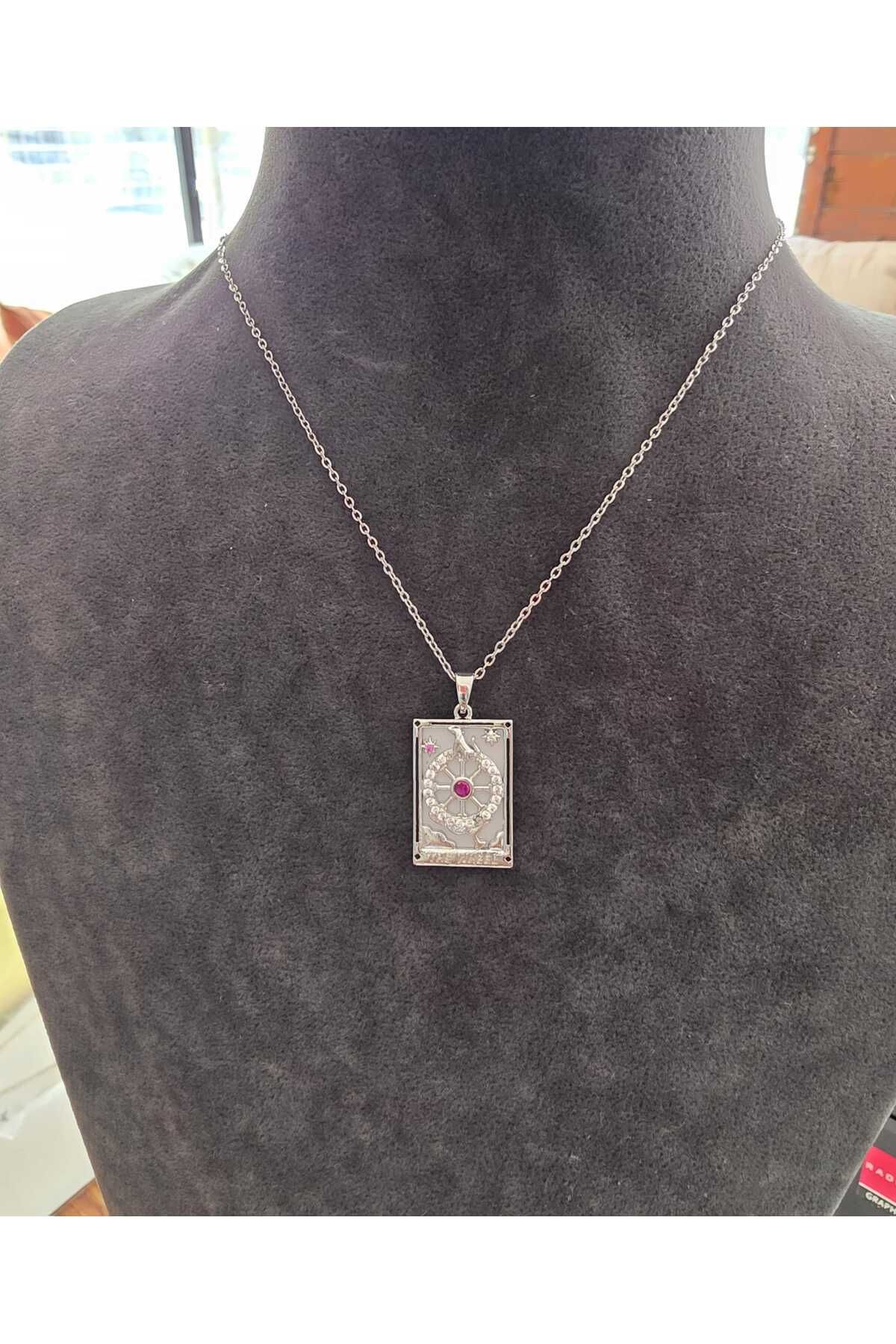 stainless steell KADER ÇARKI TAROT KOLYE