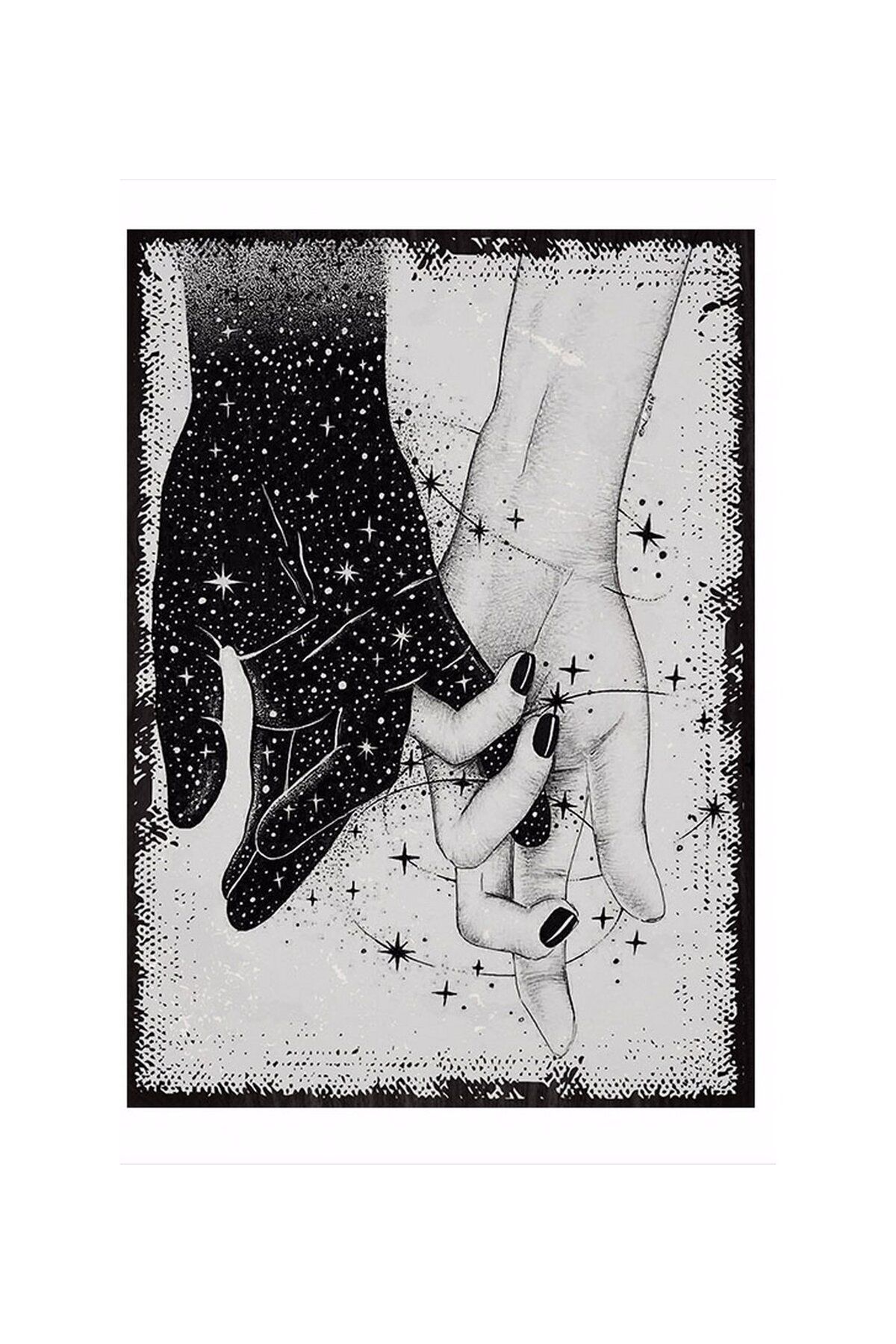 onurreklamonline Kerolin Moura Tarzı Sanatsal Tablo – 50x70 cm – Dekota Üzeri UV Baskı – Modern Duvar Dekoru