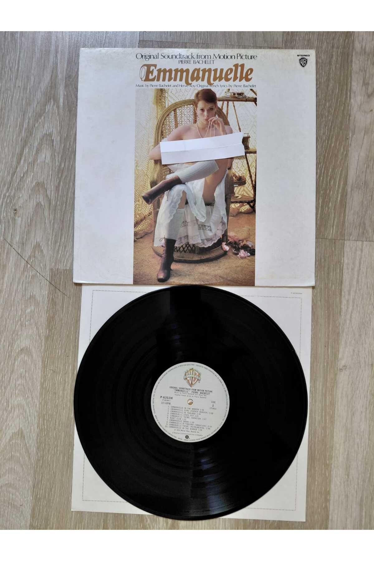 Plakperest Pierre Bachelet – Emmanuelle (Soundtrack) - 1974 Japonya Basım LP Plak-2.el