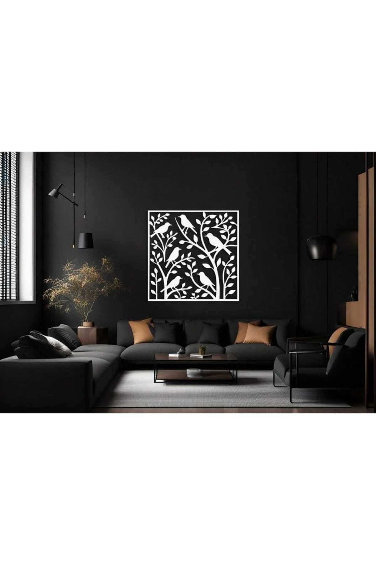 PROSCREEN Beyaz Kuş Modern Tasarımlı Duvar Dekor