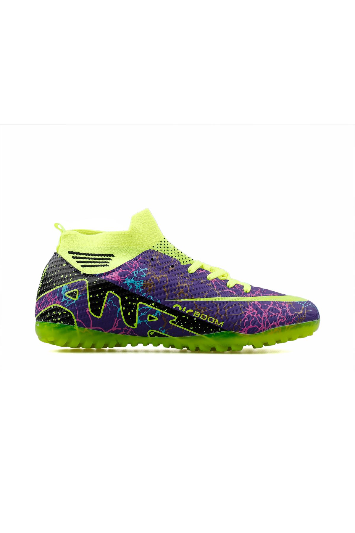 Techsport Laliga Air Unisex Halı Saha Ve Çim Zemin Kramponu Çoraplı Renkli