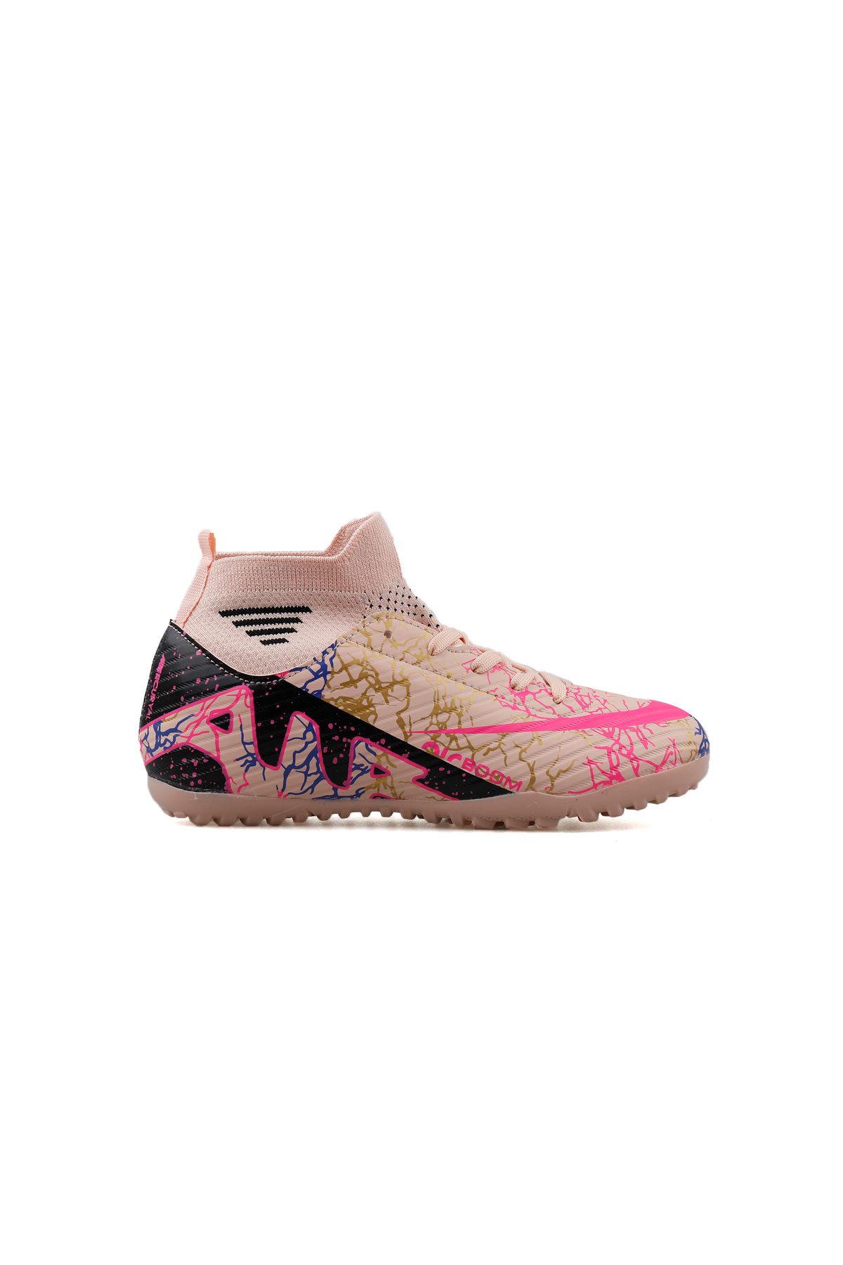 Techsport Laliga Air Unisex Halı Saha Ve Çim Zemin Kramponu Çoraplı Renkli