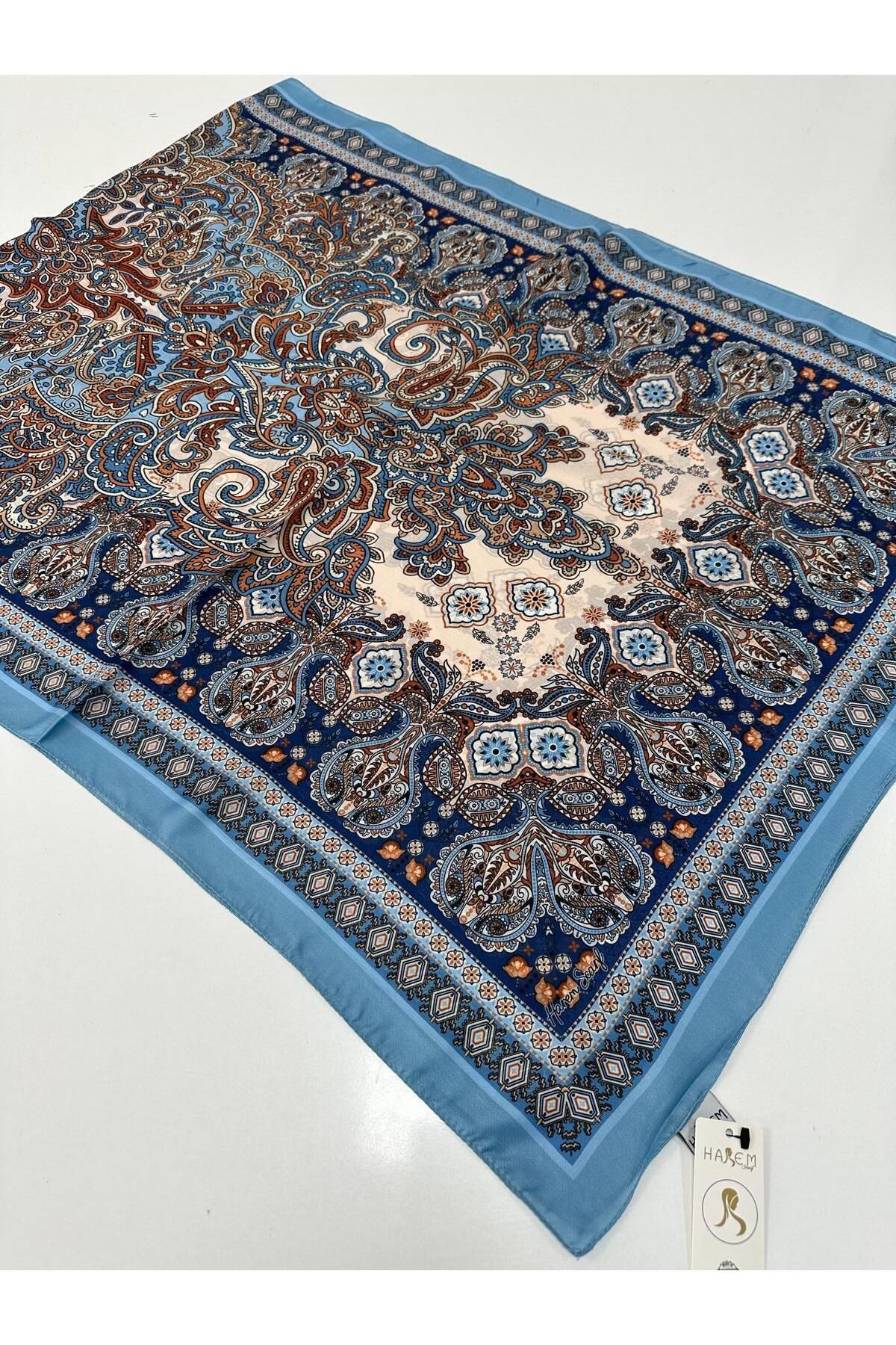 HAREM SCARF Harem Desenli Vual İpeksi Şal HVD0105