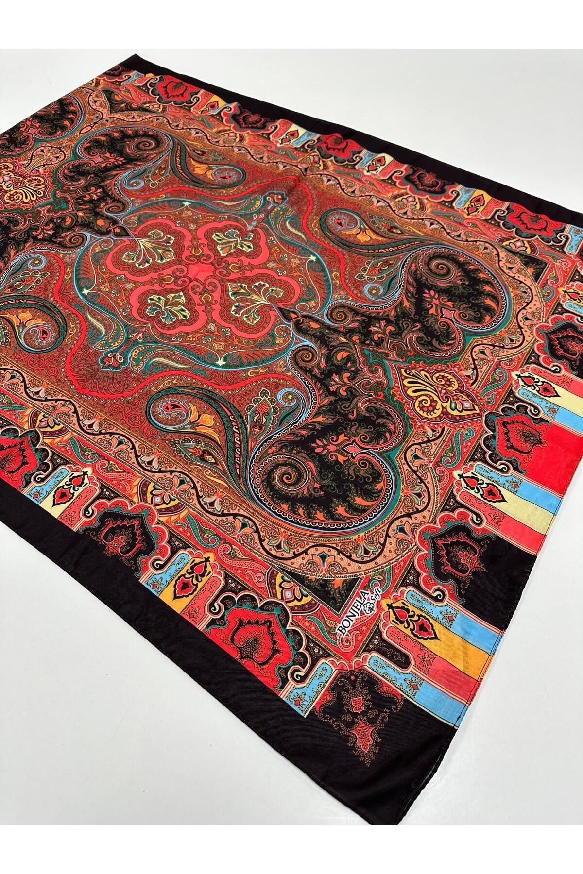 Bonjela Soft Pamuklu Şal Etro Desen LBS1704